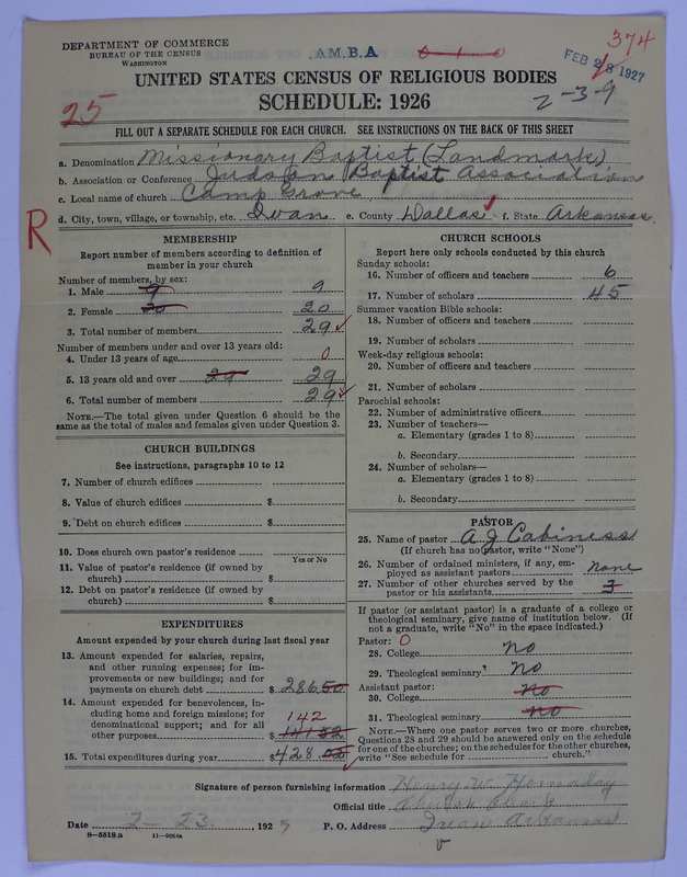 Scan of Landmark Baptist of America: 374