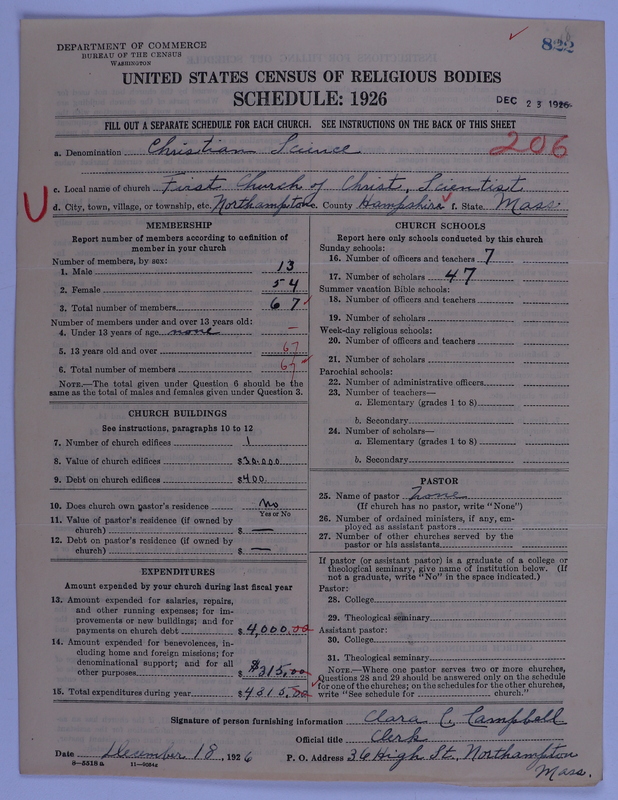 Scan of Church of Christ, Scientist: 822