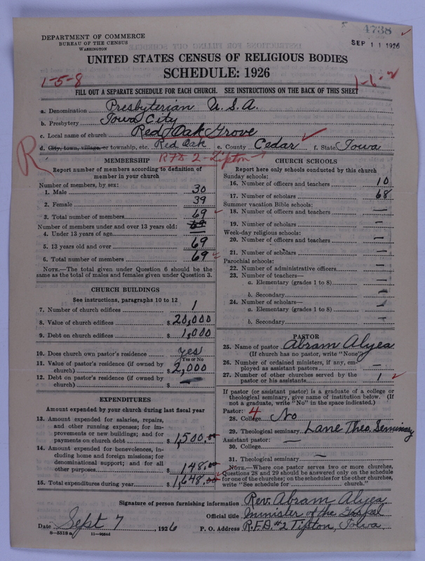 Scan of Presbyterian Church in the United States of America: 4738