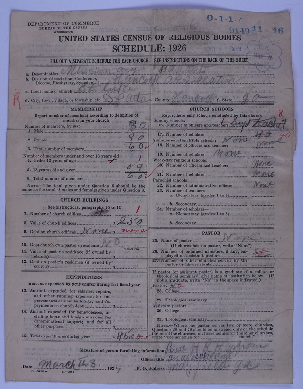 Scan of Negro Baptists: 9149