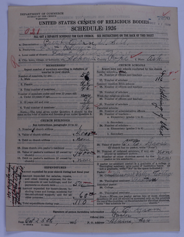 Scan of Presbyterian Church in the United States of America: 7270