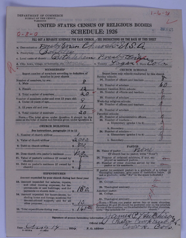 Scan of Presbyterian Church in the United States of America: 8083