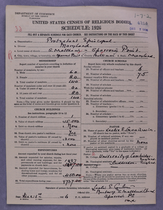 Scan of Protestant Episcopal Church: 4214