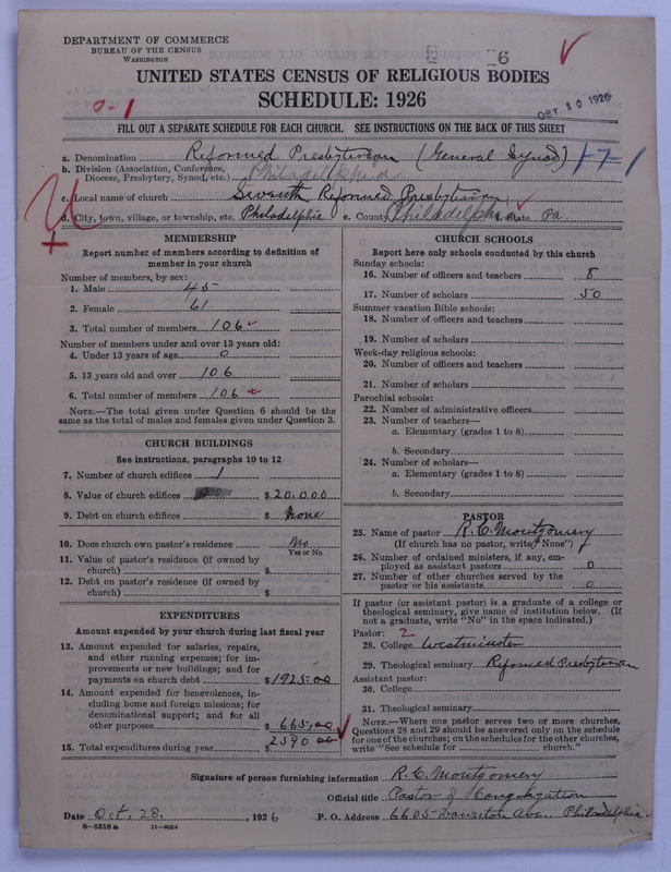 Scan of Reformed Presbyterian Church in North America, General Synod: 6