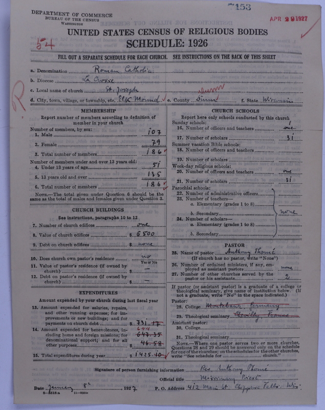 Scan of Roman Catholic Church: 7453