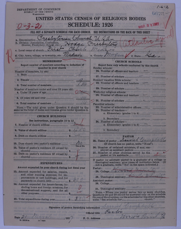 Scan of Presbyterian Church in the United States of America: 6673