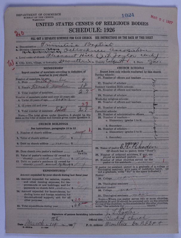 Scan of Primitive Baptists: 1024