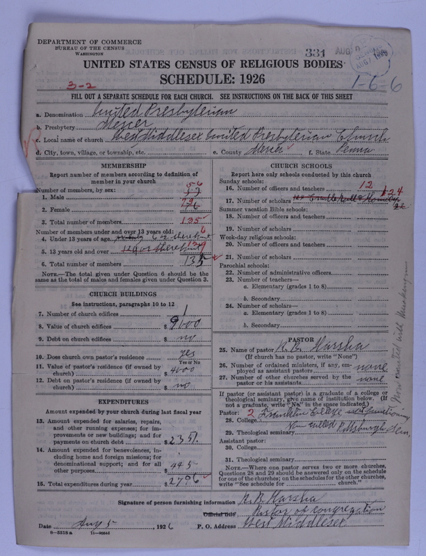 Scan of United Presbyterian Church of North America: 331