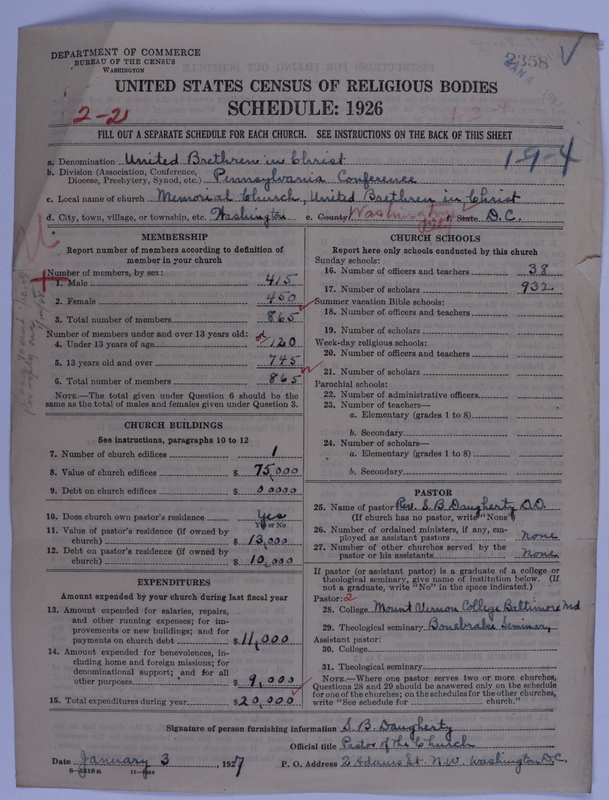 Scan of Church of the United Brethren in Christ: 2358