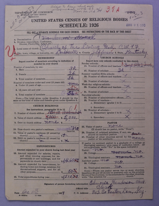 Scan of Church of the Living God, Christian Workers for Fellowship: 38A