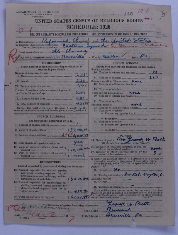 Scan of Reformed Church in the United States: 145