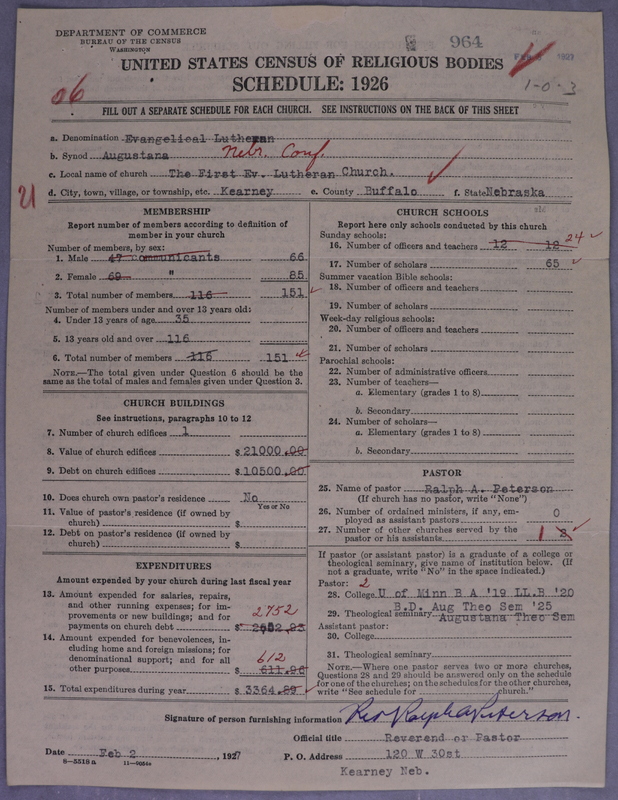 Scan of Evangelical Lutheran Augustana Synod of North America: 964