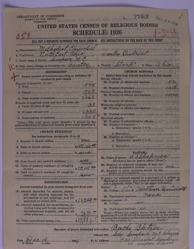 Scan of Methodist Episcopal Church: 7723