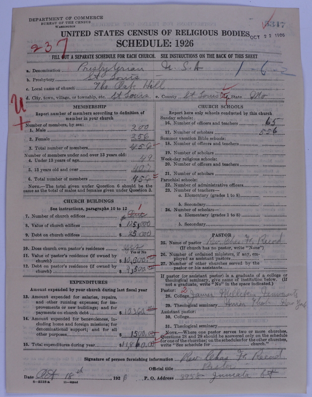 Scan of Presbyterian Church in the United States of America: 5347