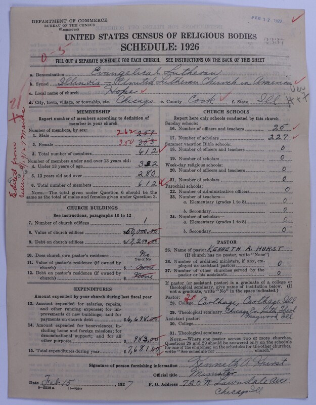 Scan of United Lutheran Church in America: 2337