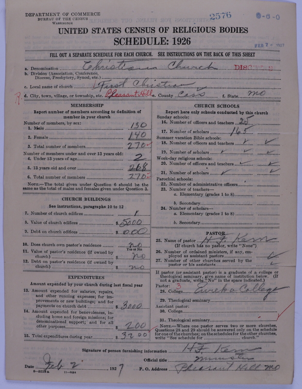 Scan of Disciples of Christ: 2576
