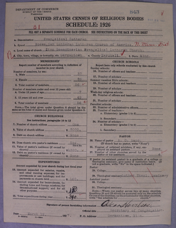 Scan of Norwegian Lutheran Church of America: 843