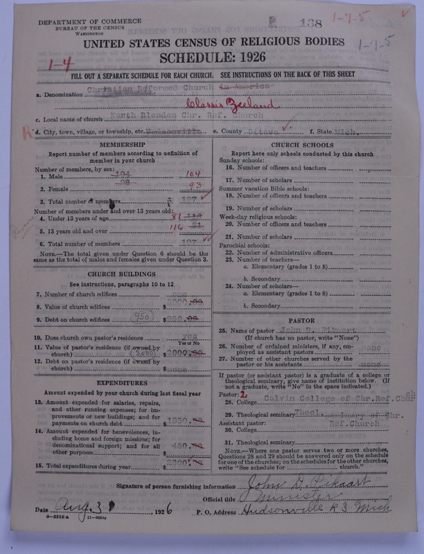 Scan of Christian Reformed Church: 138