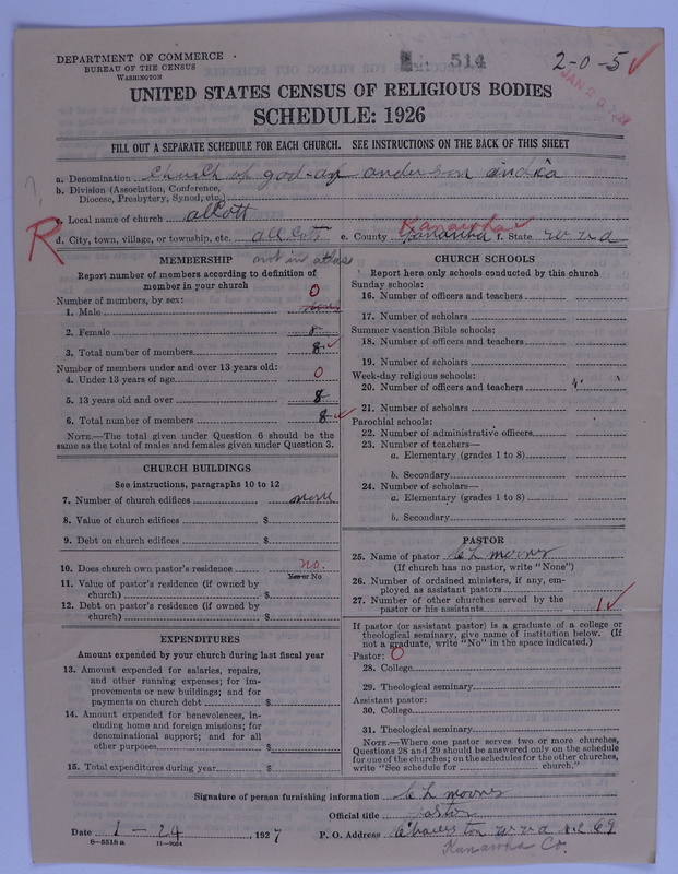 Scan of Church of God (Headquarters, Anderson, Ind.): 514