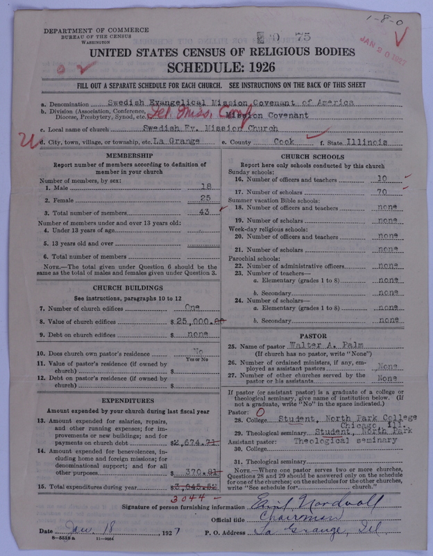 Scan of Swedish Evangelical Mission Covenant of America: 75