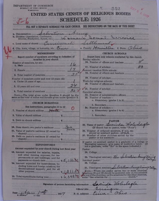 Scan of Salvation Army: 342