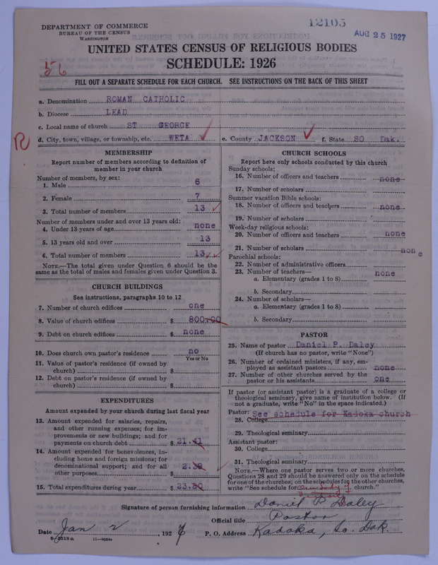 Scan of Roman Catholic Church: 12105