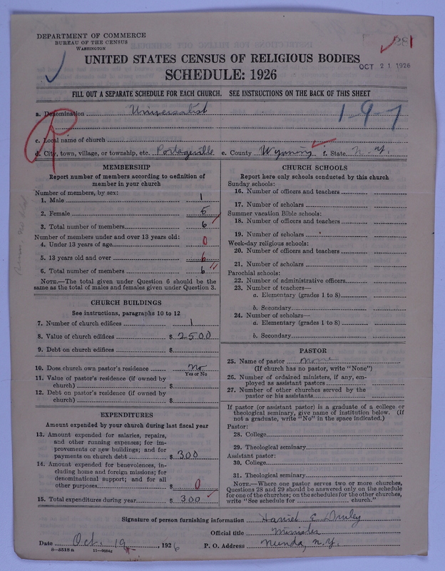 Scan of Universalist Church: 281