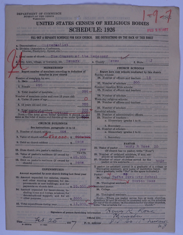 Scan of Universalist Church: 282