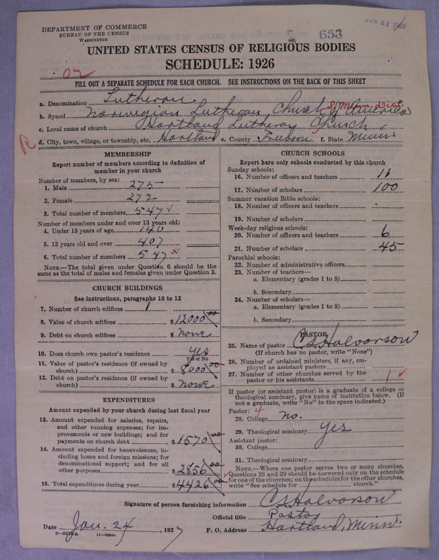Scan of Norwegian Lutheran Church of America: 653