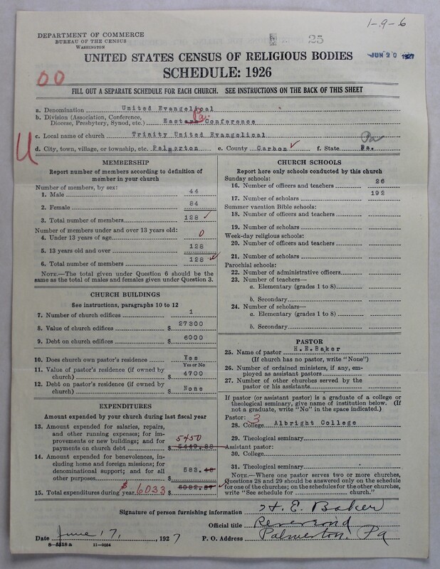 Scan of Evangelical Congregational Church: 25