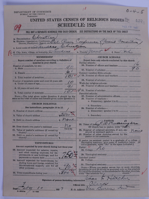 Scan of Christian Church (General Convention of the Christian Church): 437