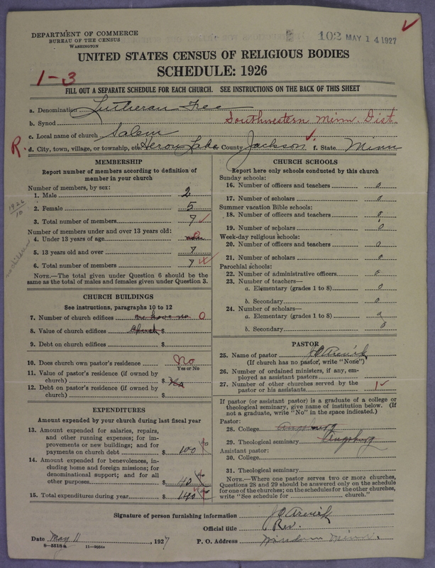 Scan of Lutheran Free Church: 102