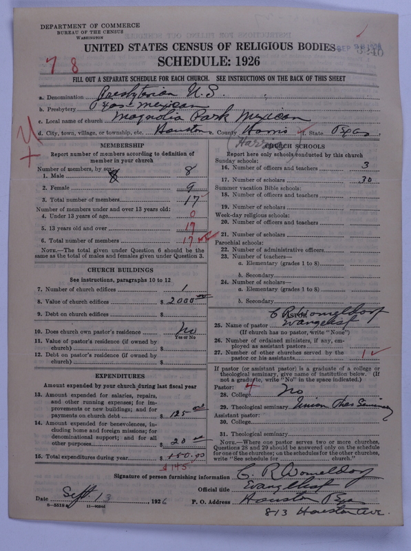Scan of Presbyterian Church in the United States: 3240