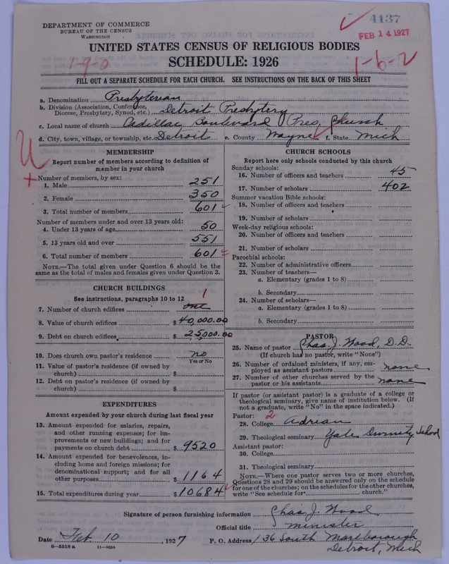 Scan of Presbyterian Church in the United States of America: 4137