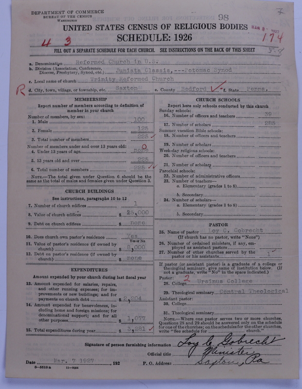 Scan of Reformed Church in the United States: 98