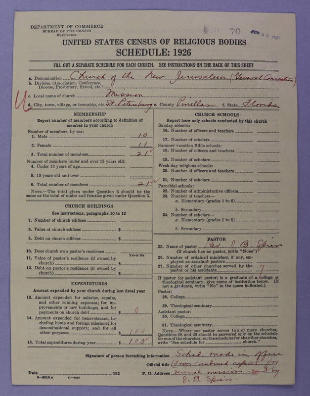 Scan of General Convention of the New Jerusalem in the United States of America: 70