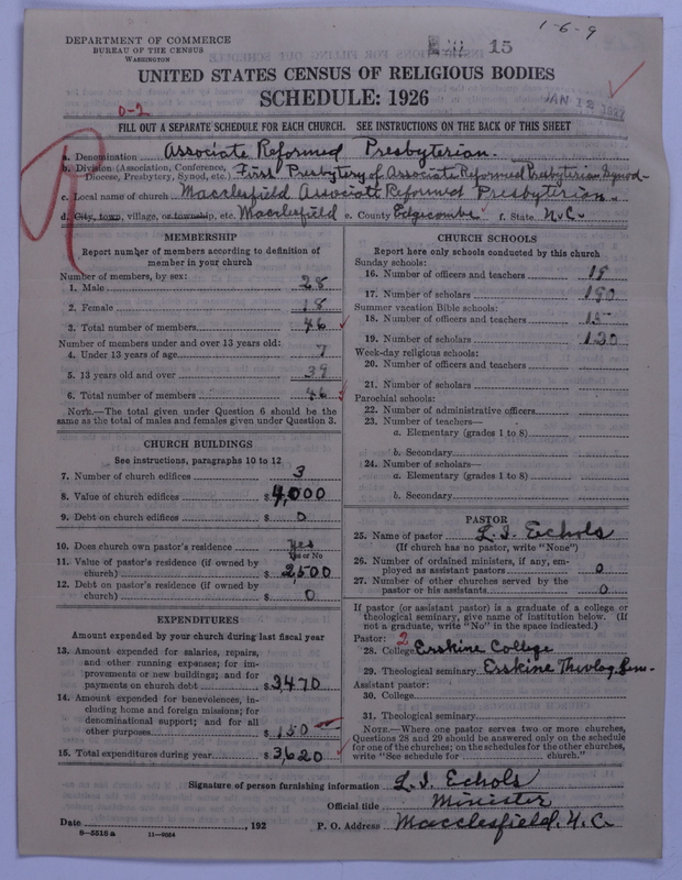 Scan of Associate Reformed Presbyterian Church: 15