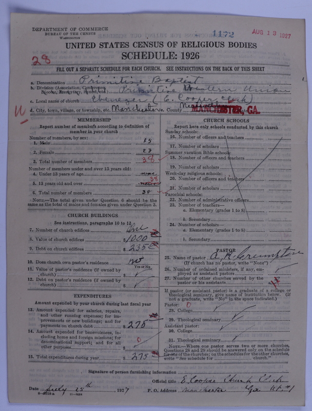 Scan of Primitive Baptists: 1172
