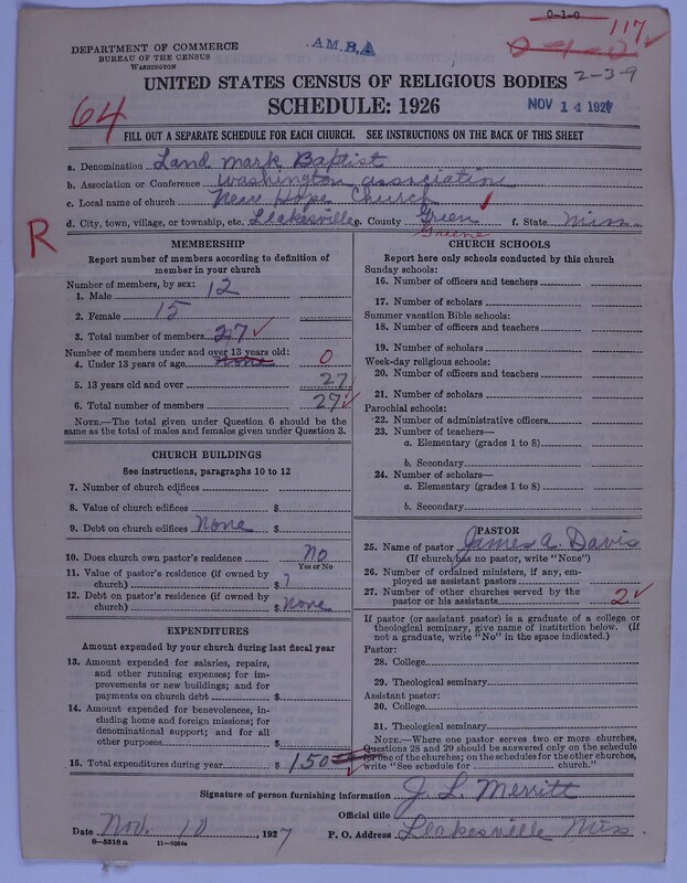 Scan of Landmark Baptist of America: 117