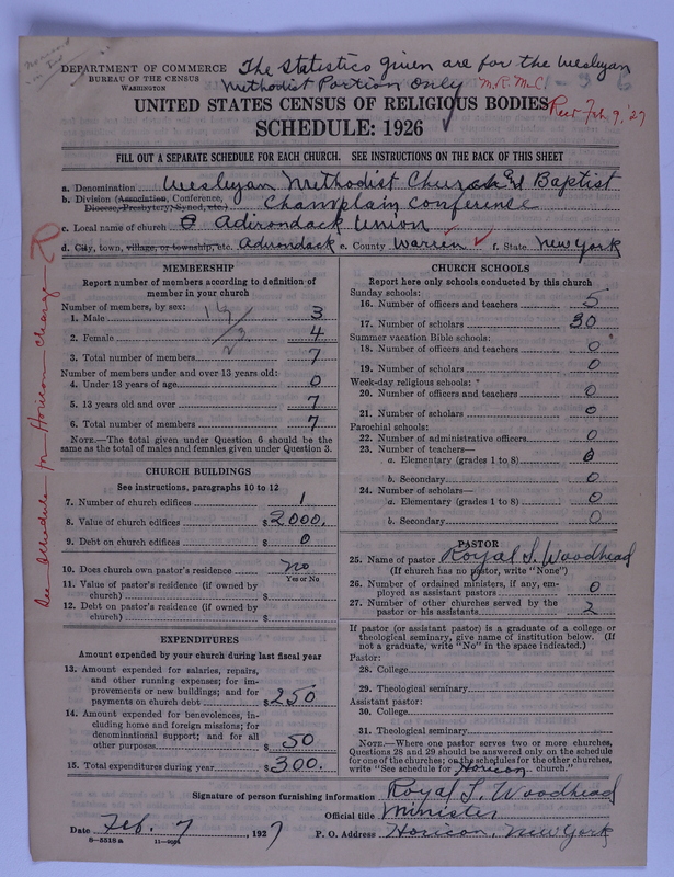 Scan of Federated Churches: