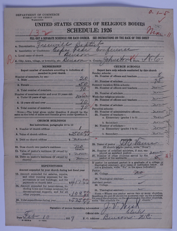 Scan of Free Will Baptists: 287