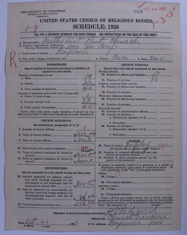 Scan of Methodist Protestant Church: 764