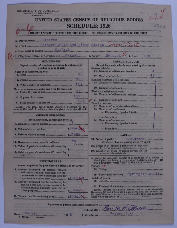 Scan of Evangelical Lutheran Synodical Conference of America: Evangelical Lutheran Synod of Missouri, Ohio, and Other States: 2064