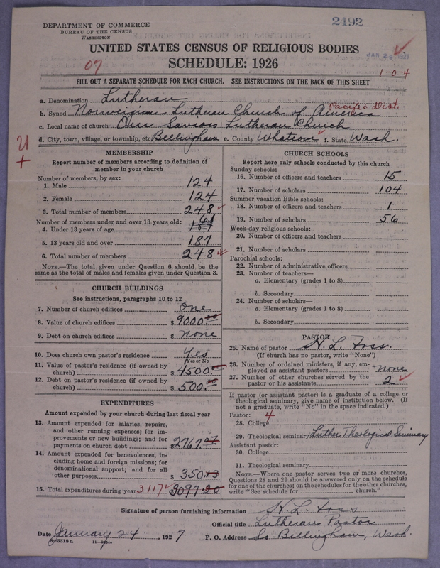 Scan of Norwegian Lutheran Church of America: 2493
