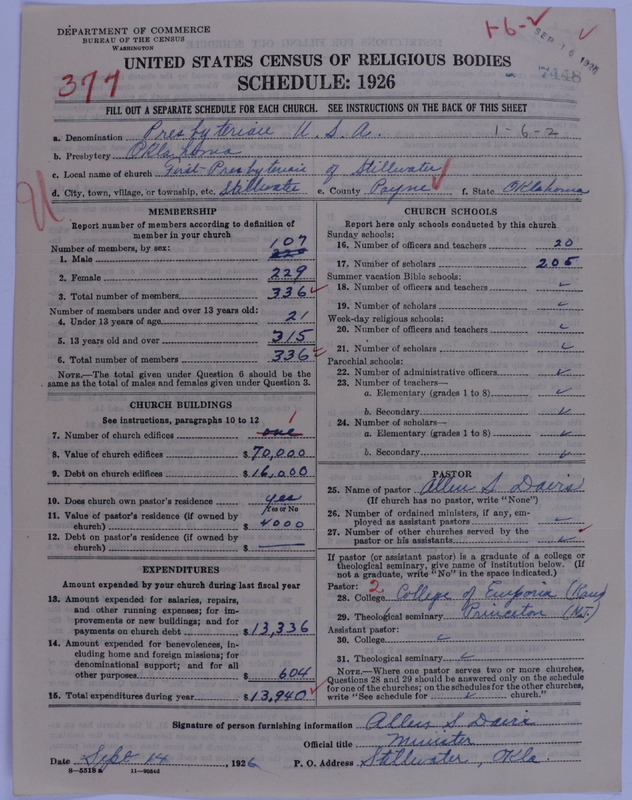 Scan of Presbyterian Church in the United States of America: 7448
