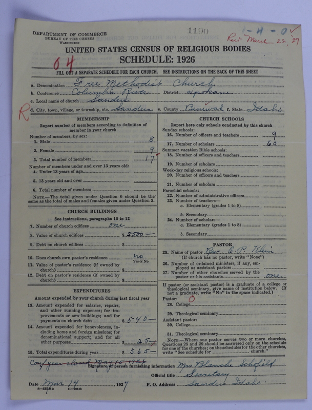 Scan of Free Methodist Church of North America: 1190