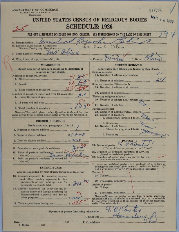 Scan of Church of the United Brethren in Christ: 1078