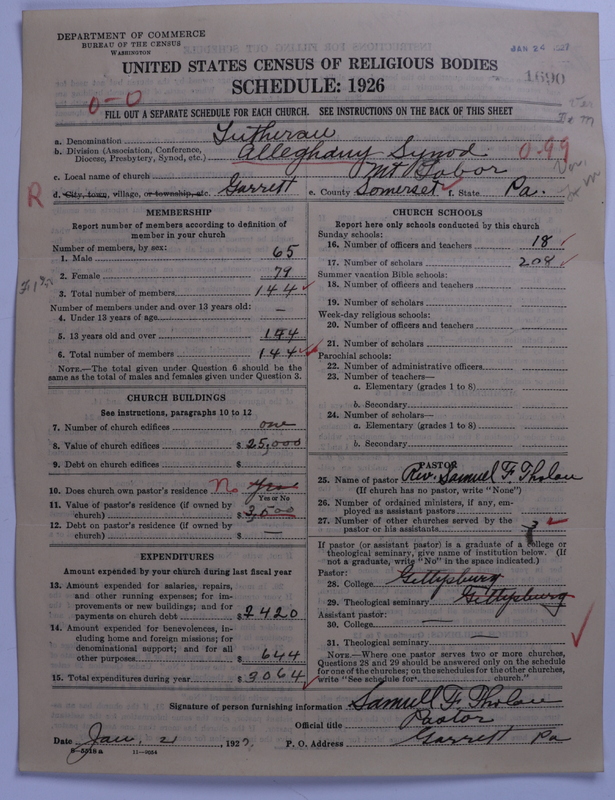 Scan of United Lutheran Church in America: 1690