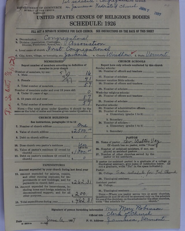 Scan of Federated Churches: 67
