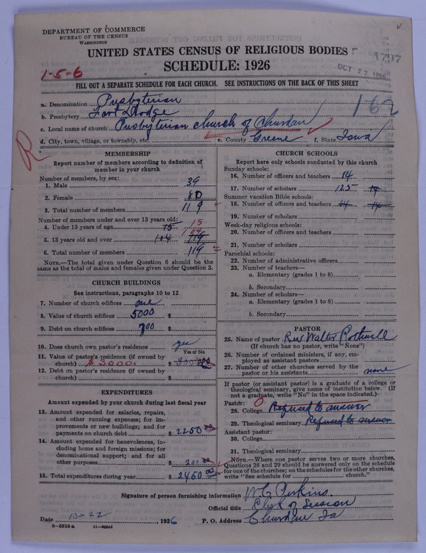Scan of Presbyterian Church in the United States of America: 4797